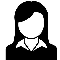 Male And Female Users Silhouette Style